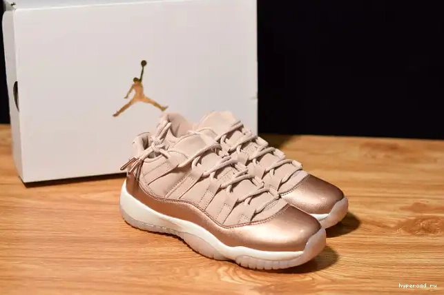 11 GS Rose Low Jordan Air Gold AH7860-105 0417
